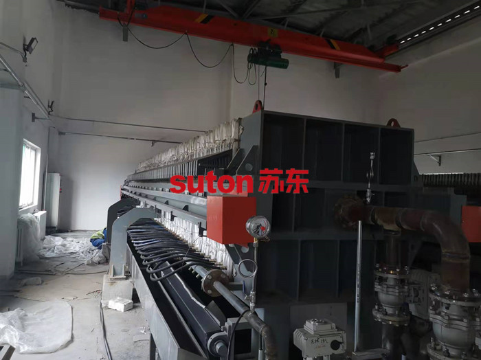 南京客户发来苏东轧钢废水处理压滤机良好使用反馈